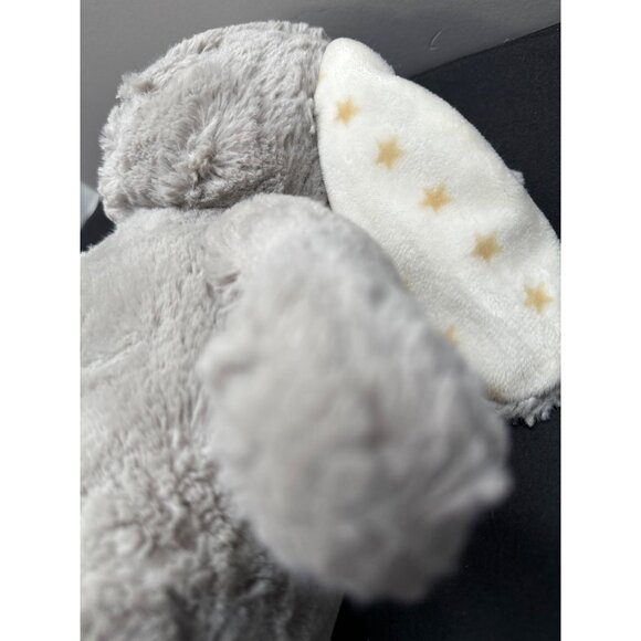 15.5" Cloud B Gray Hugginz Bunny Soft Plush Gold Stars Stuffed Animal Toy - Picture 2 of 7